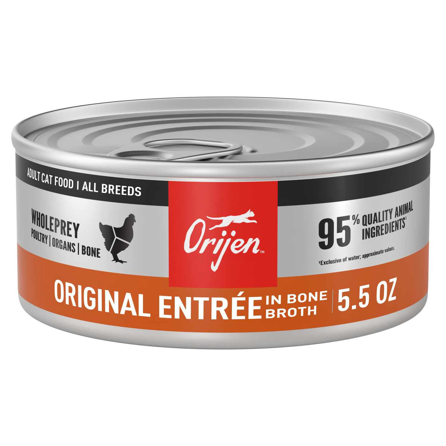 Orijen Original Entree In Bone Broth Wet Cat Food, 5.5-Oz