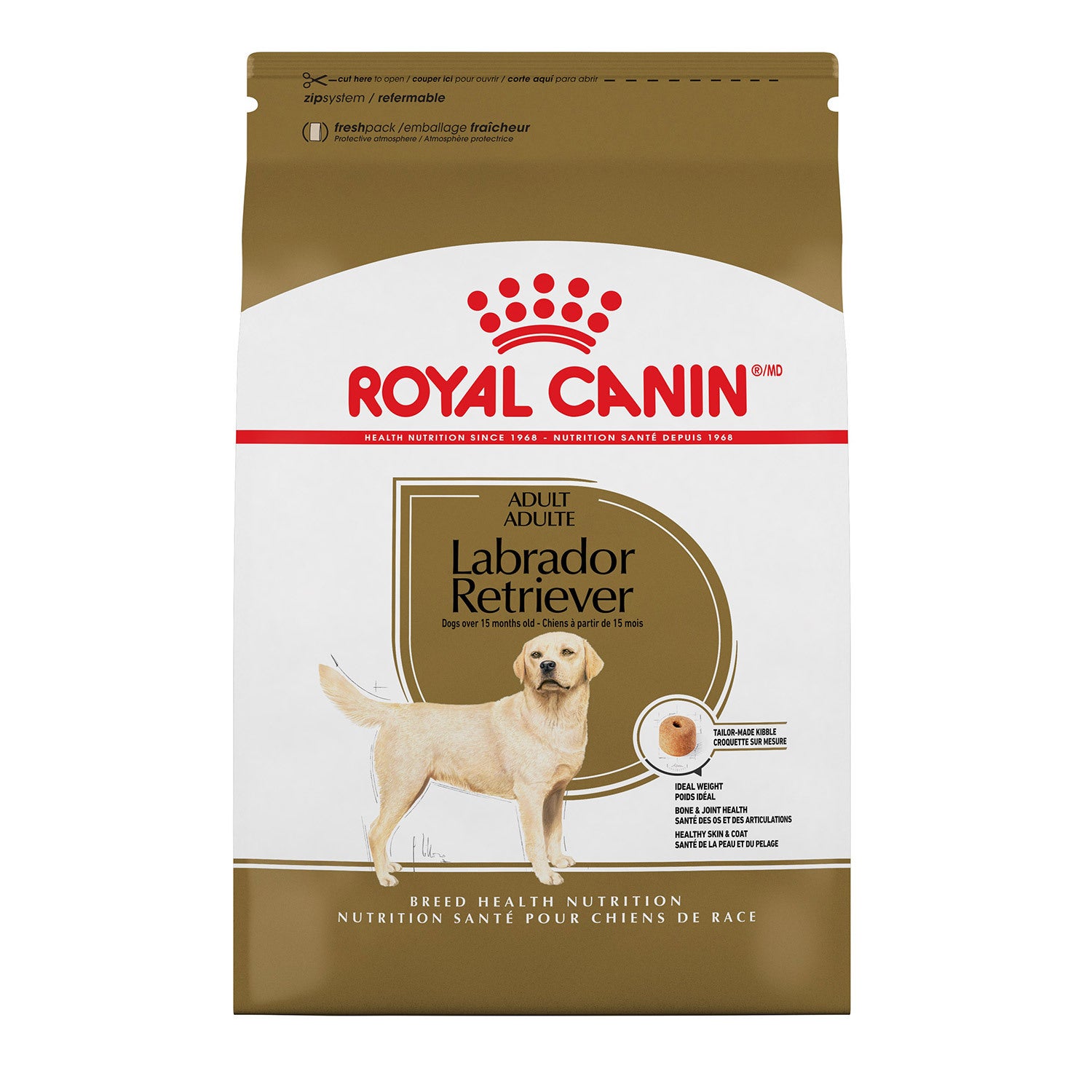 Royal Canin Breed Health Nutrition Labrador Retriever Adult Dry Dog Food, 30Lb
