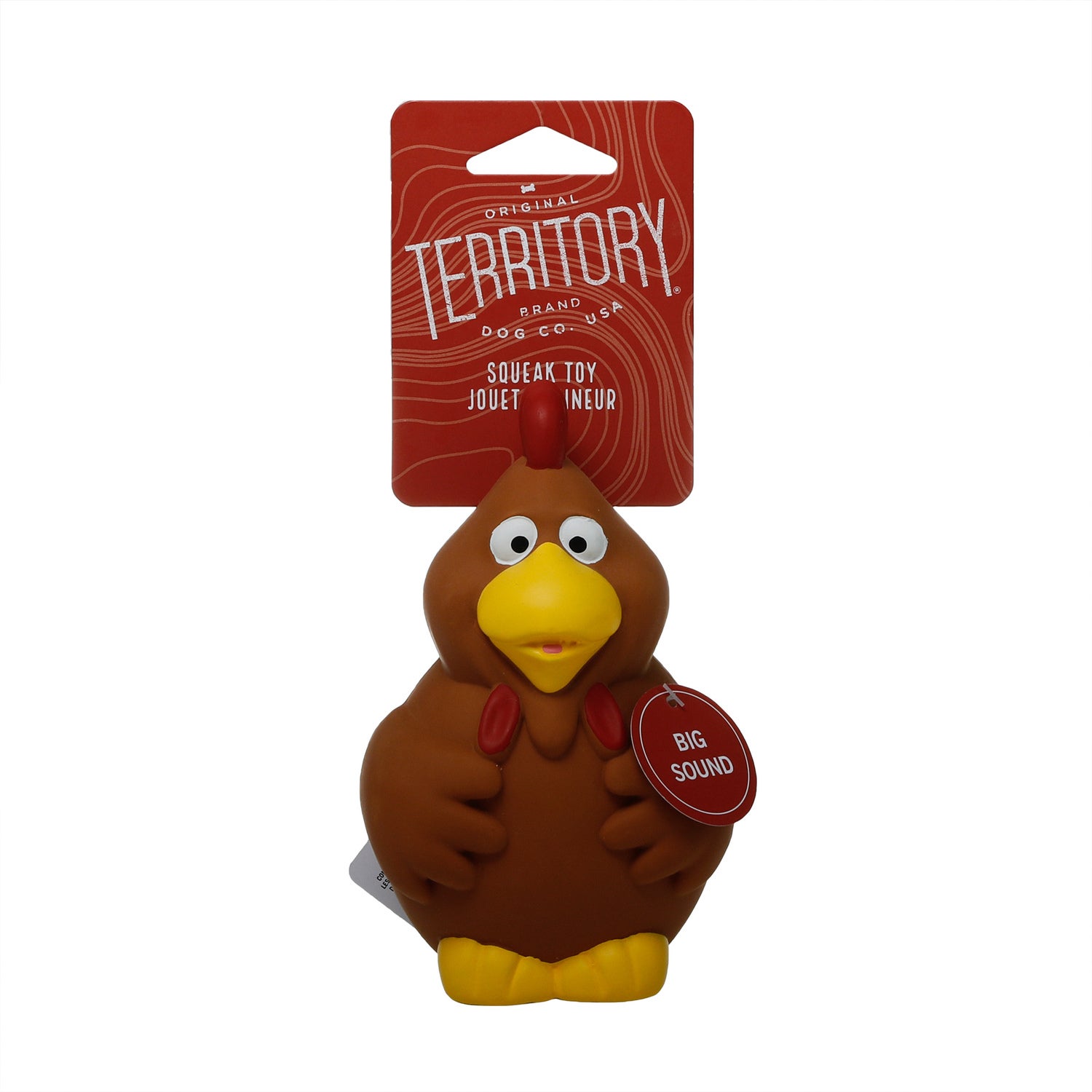 Territory Chicken Latex Squeaky Dog Toy, 6