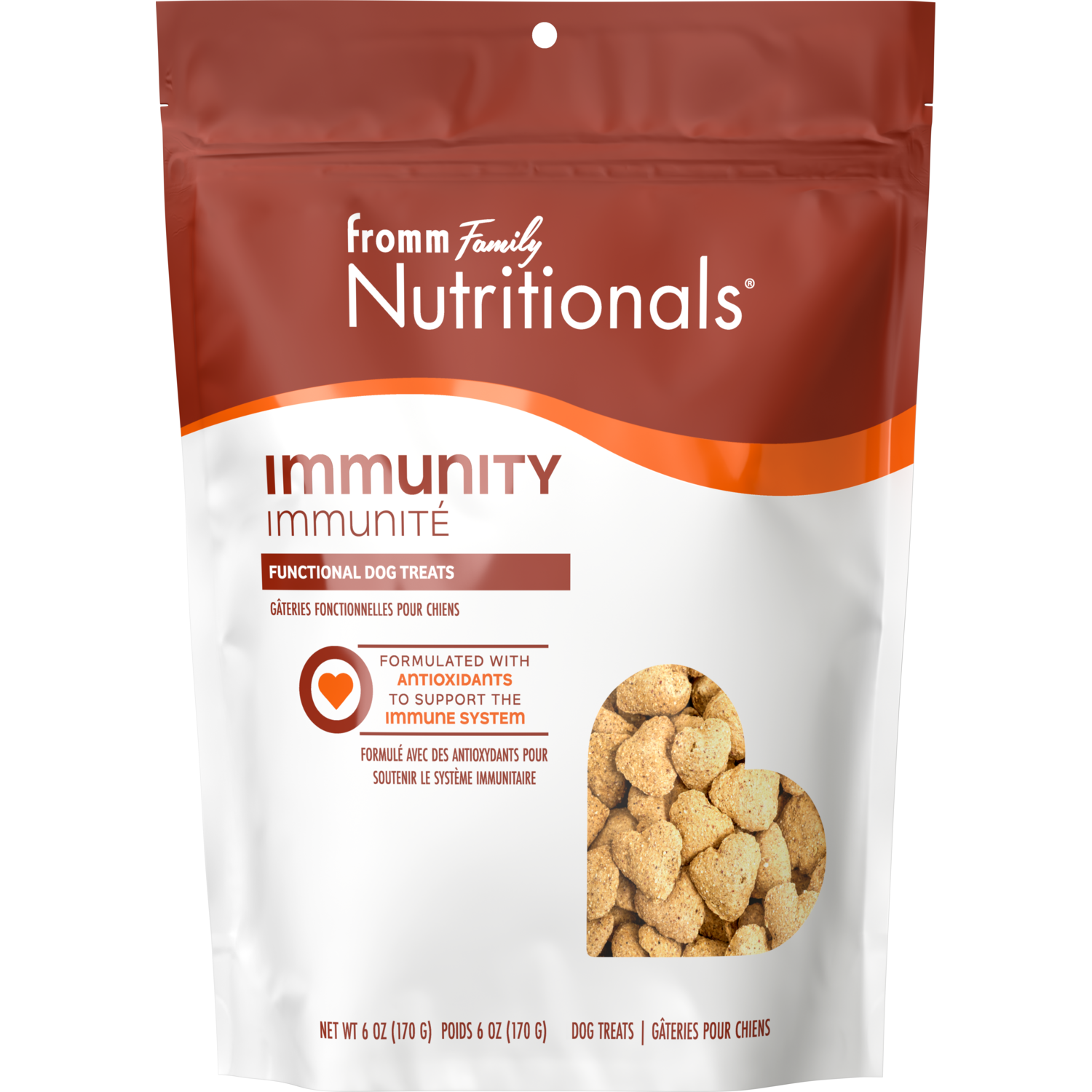 Fromm Nutritionals Immunity Functional Crunchy Dog Treats, 6-Oz
