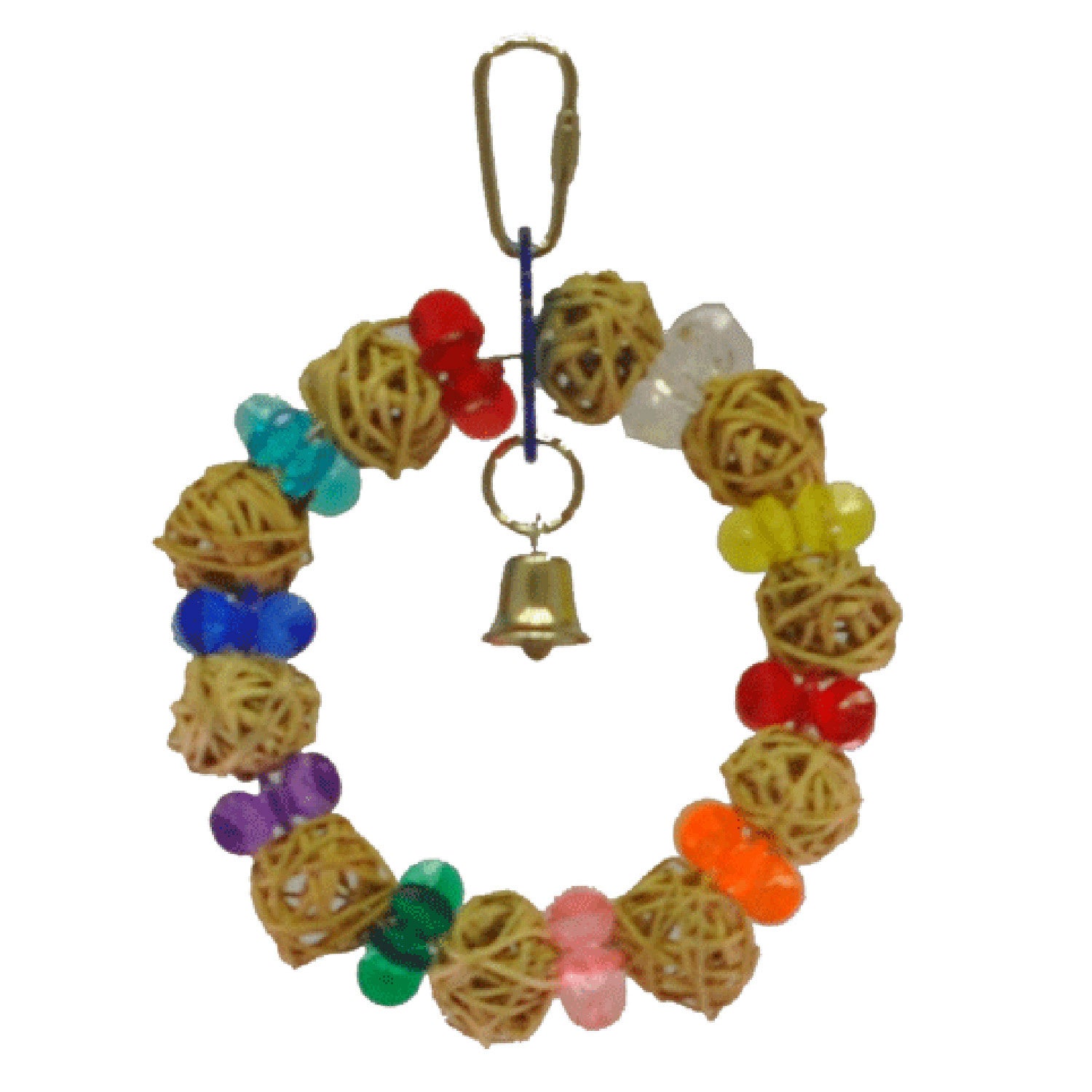 A&E Cage Happy Beaks Munch Ball Swing For Birds