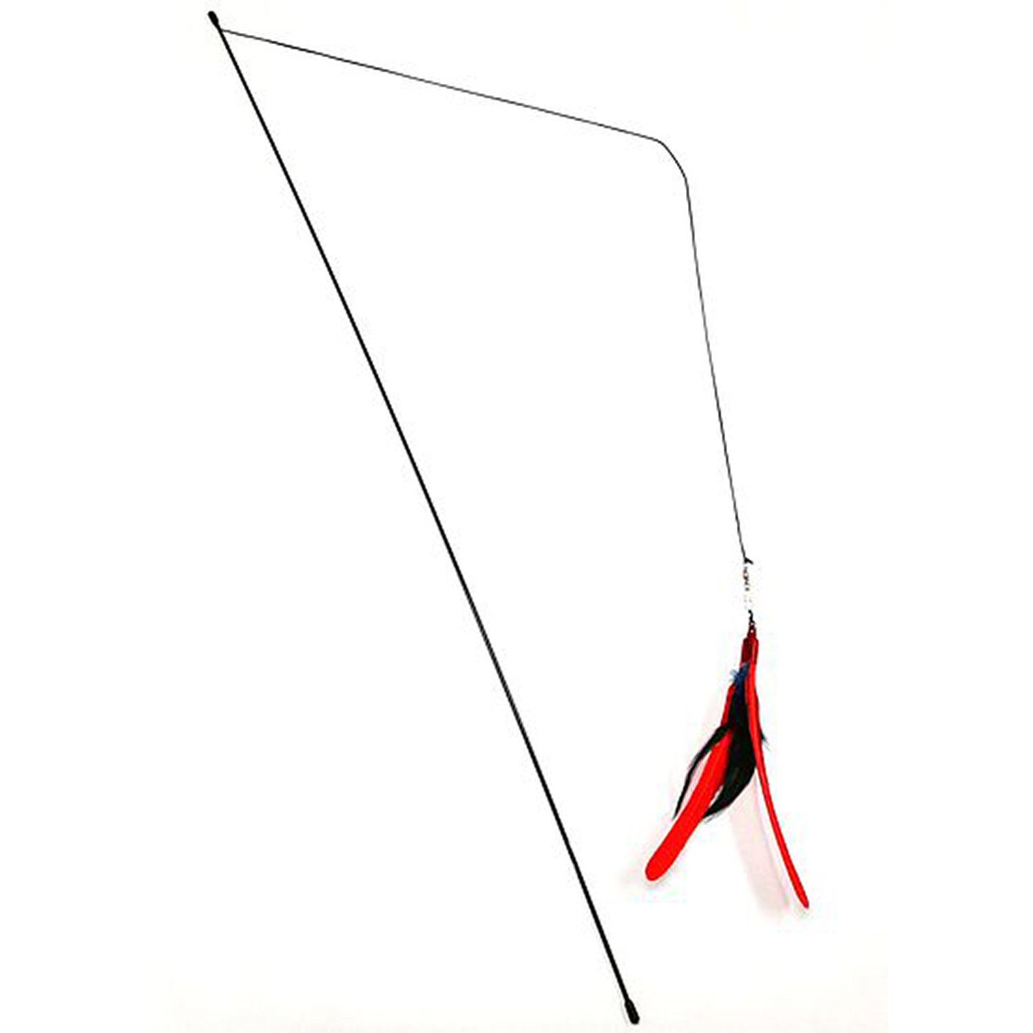 Go Cat Da Bird With Rod Cat Wand Toy