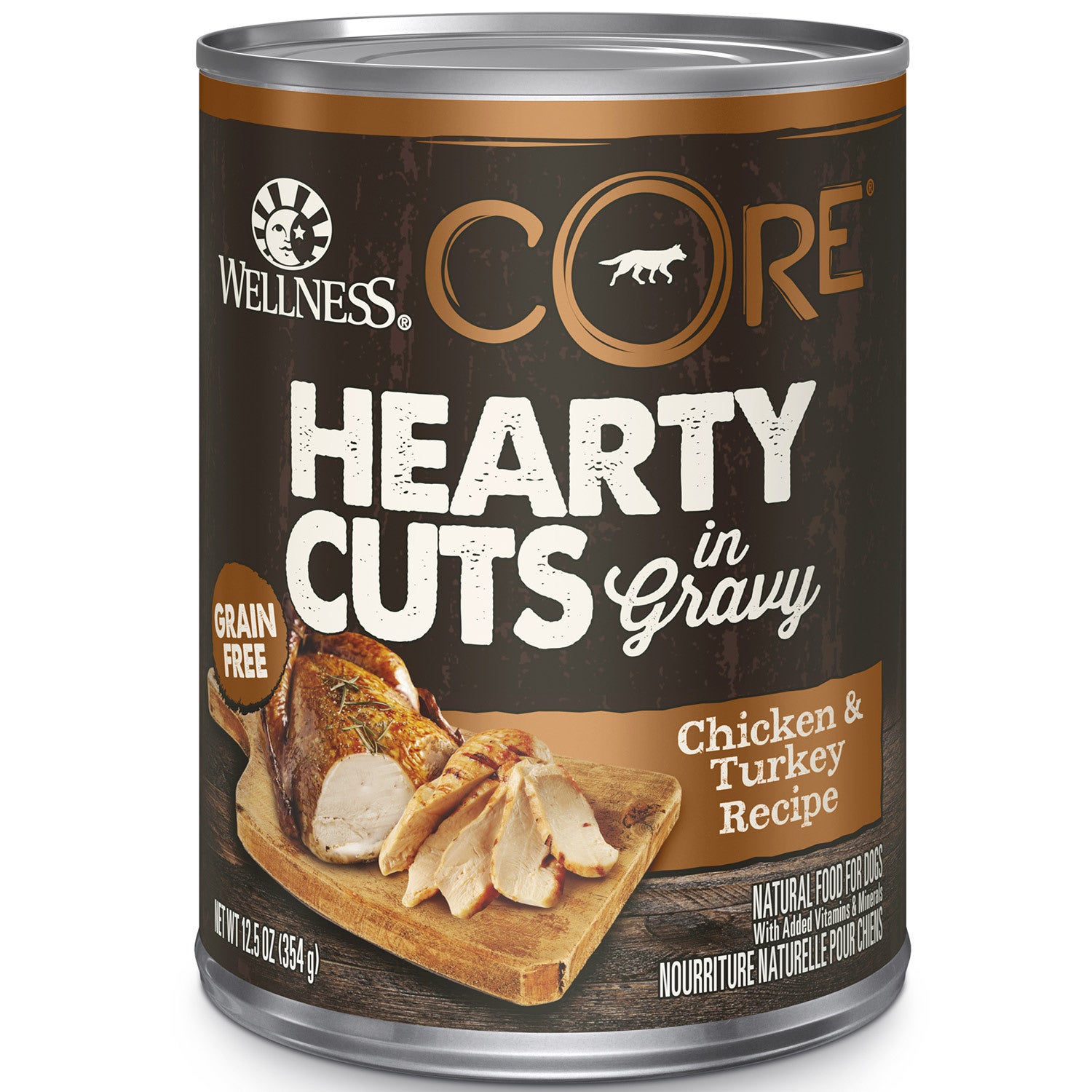 Wellness Core Hearty Cuts Natural Grain Free Chicken & Turkey Wet Dog Food
