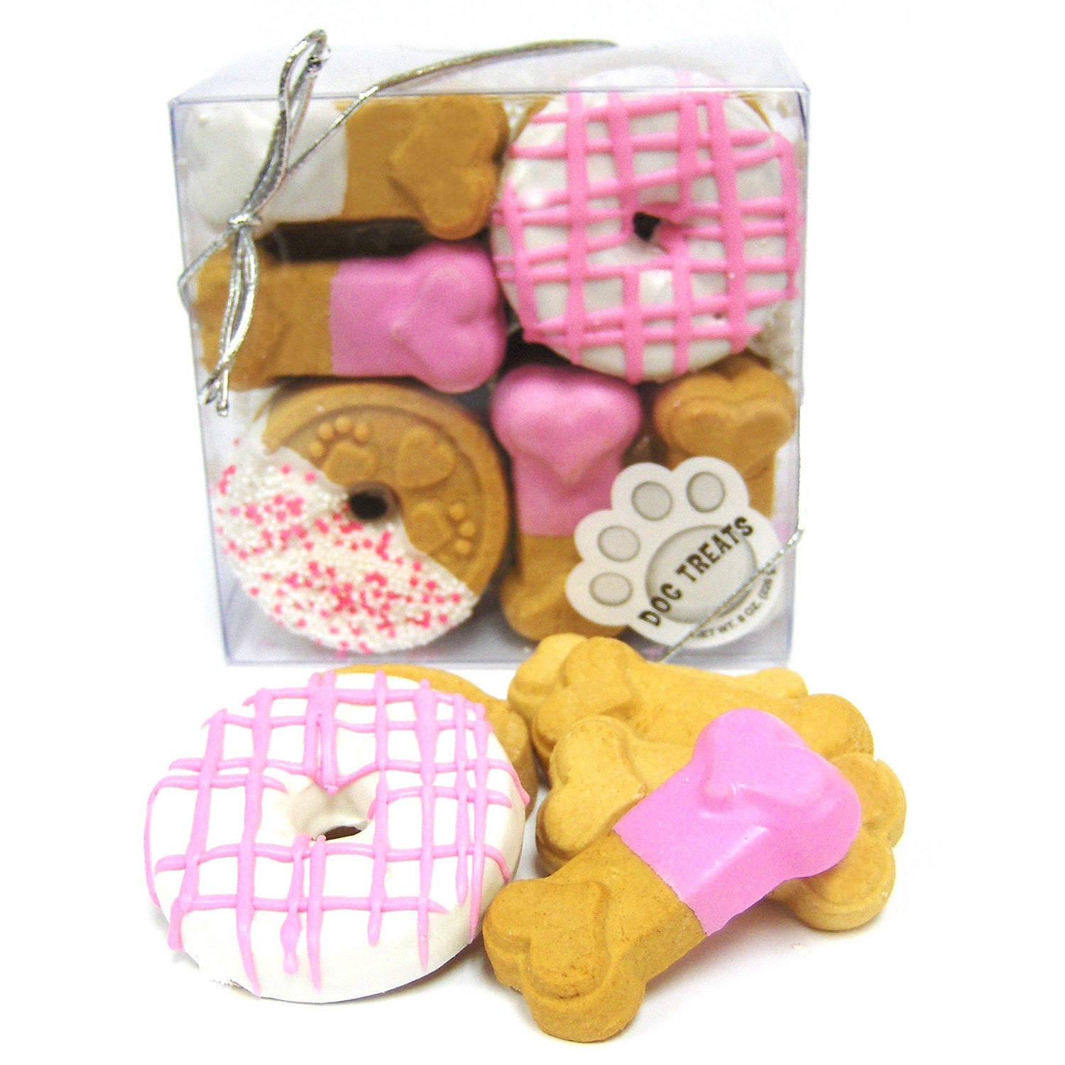 Claudia's Canine Cuisine Pink Passion Assortment Of Gourmet Biscuit Dog Treats, 7-Oz