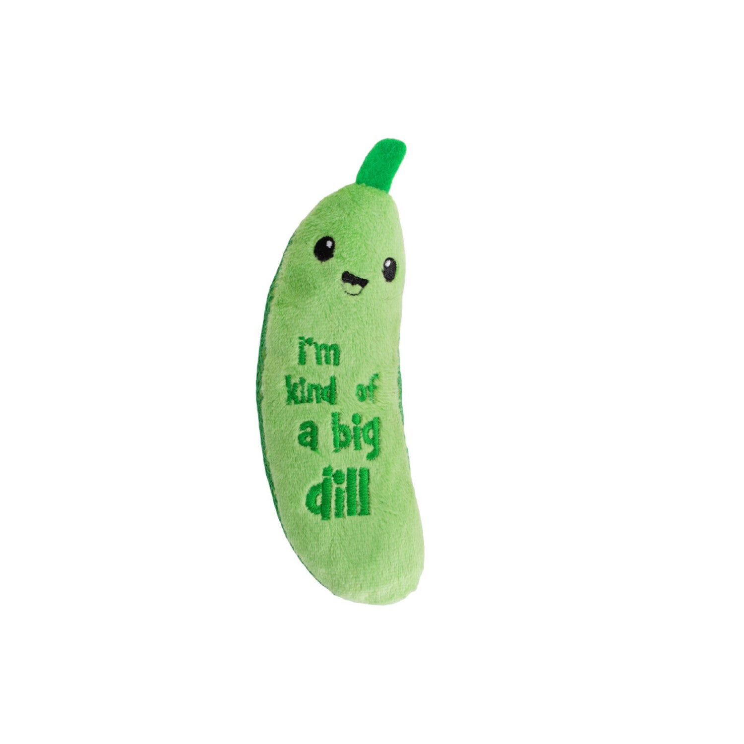 Catstages Crunchy Pickle Kicker Catnip Stuffed Dental Chew Cat Toy