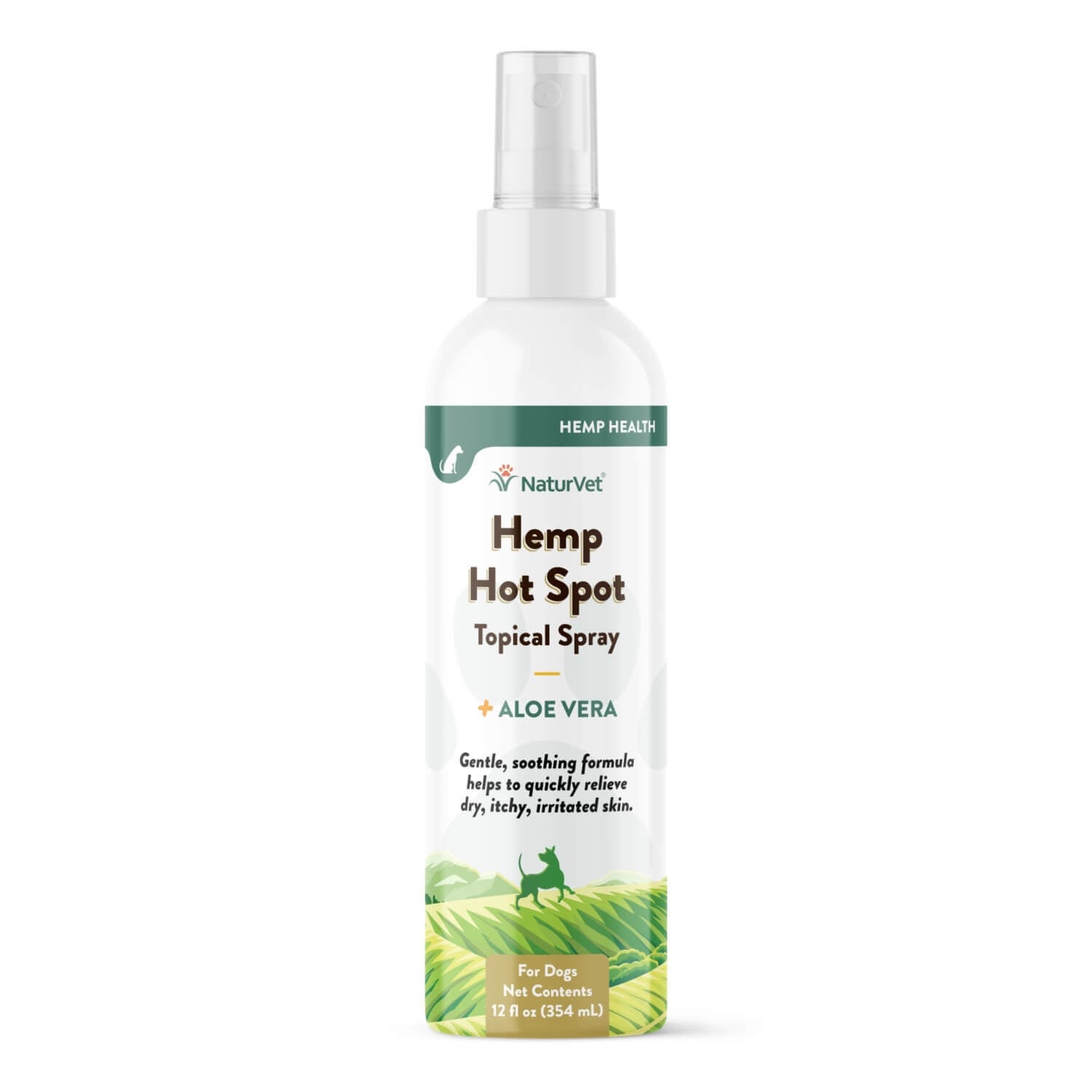 Naturvet Hemp Hot Spot Spray With Aloe Vera For Dogs