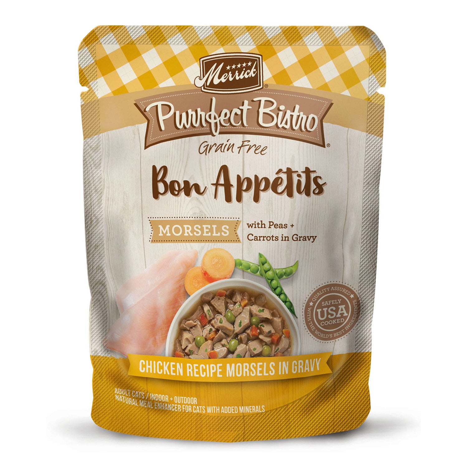 Merrick Purrfect Bistro Bon Appetits Chicken Morsels In Gravy Recipe Cat Food