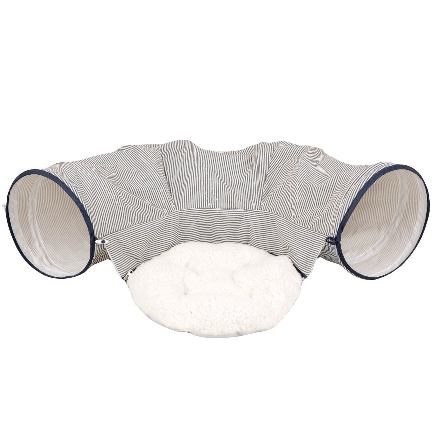 Gap Railroad Stripe Cat Tunnel & Cat Bed