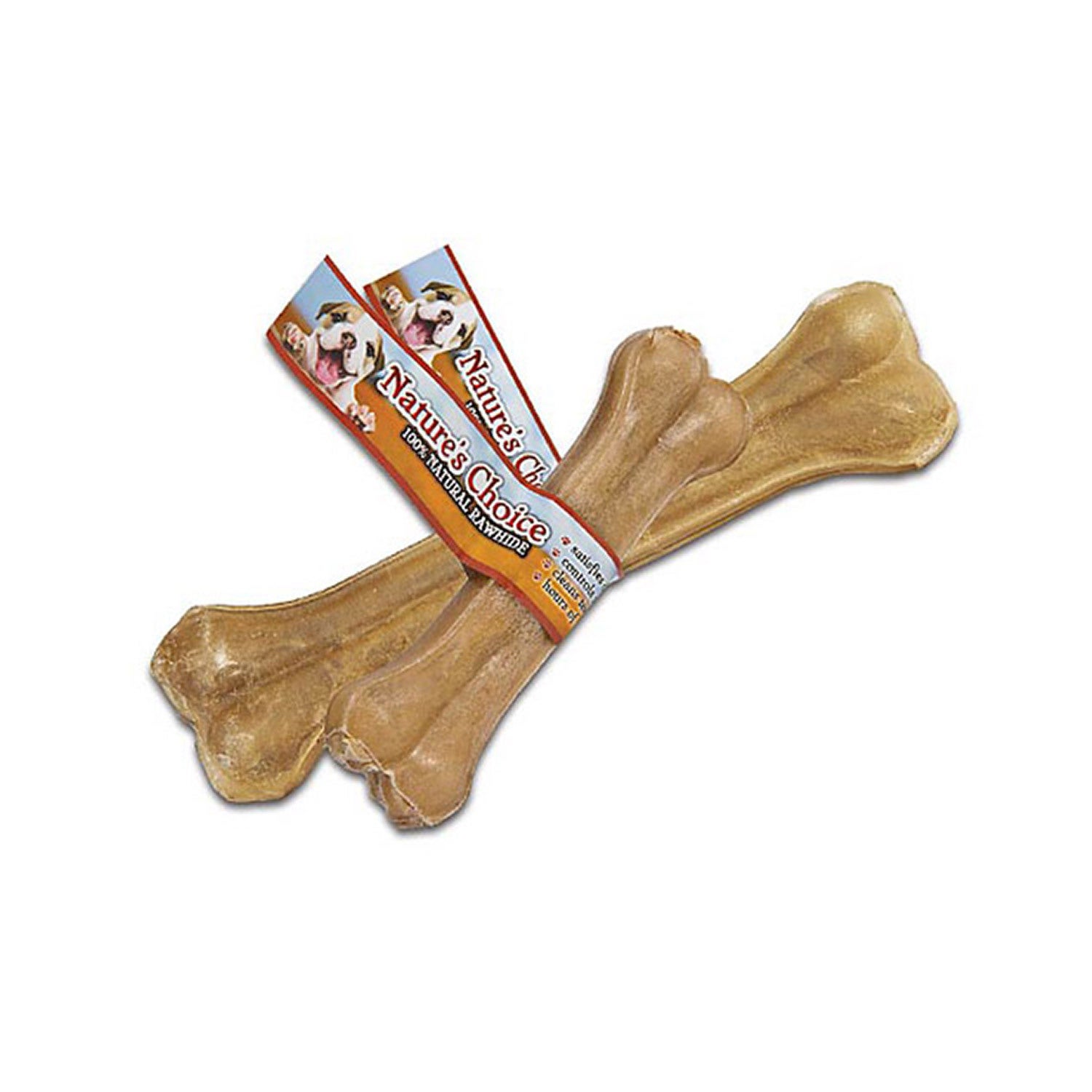 Loving Pets Nature's Choice Pressed Rawhide Bone Dog Treat