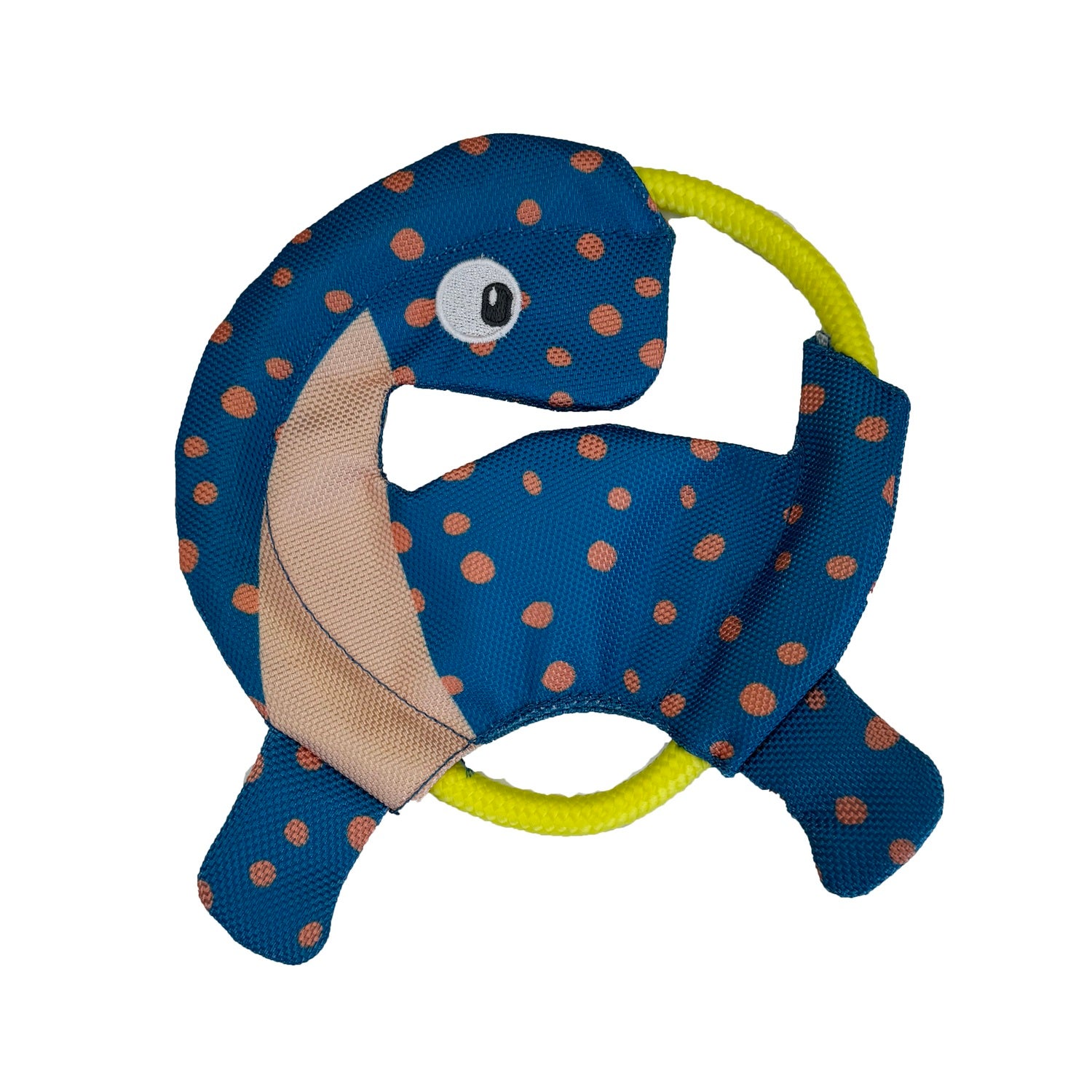#Bff Wild World Dino Rope Squeaky Fetch Dog Toy