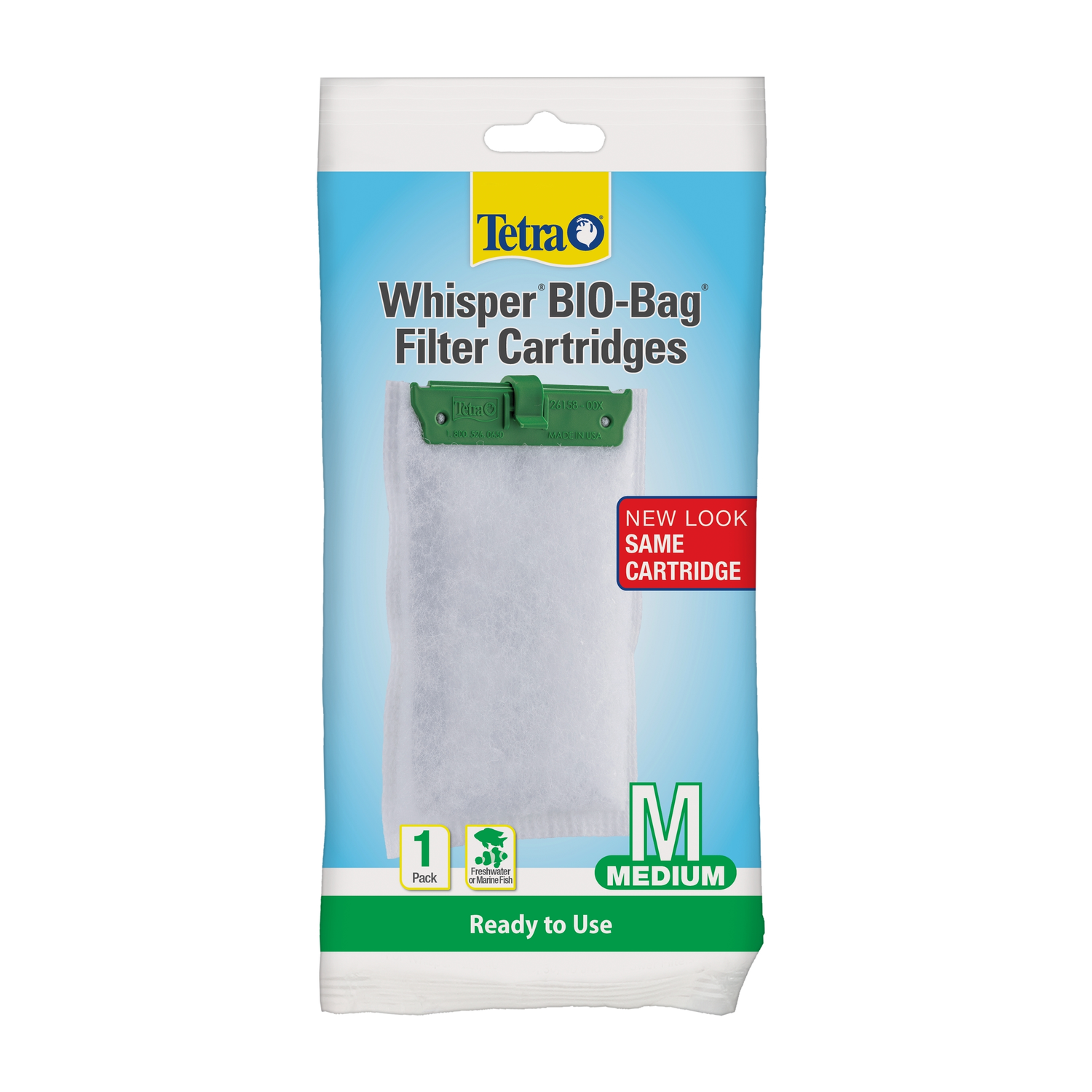 Tetra Whisper Bio-Bag Filter Cartridge For Iq And Pf Filters, Medium, 1 Pack